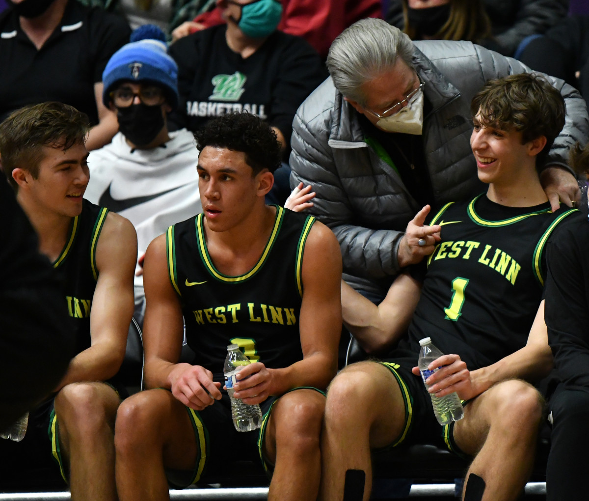 West Linn South Medford boys basketball Taylor Balkom 47